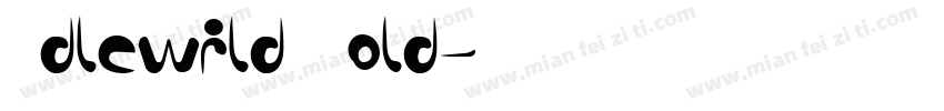 Idlewild Bold字体转换